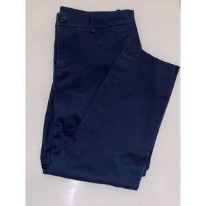 Ralph Lauren Woman's Navy cropped trouser 12P